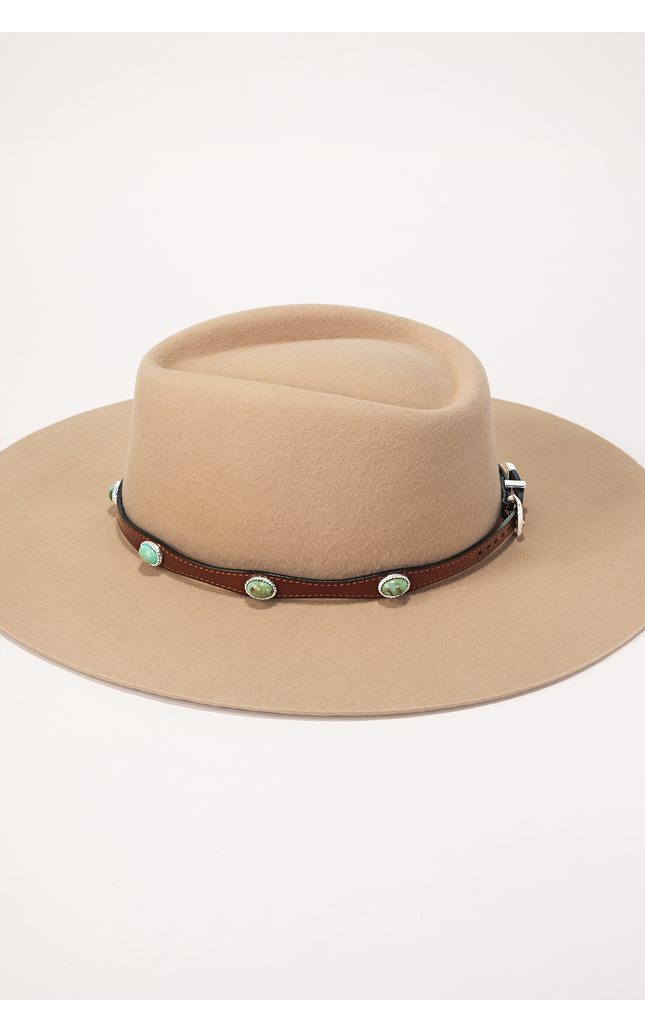 Sundance Stone Leather Hat Band