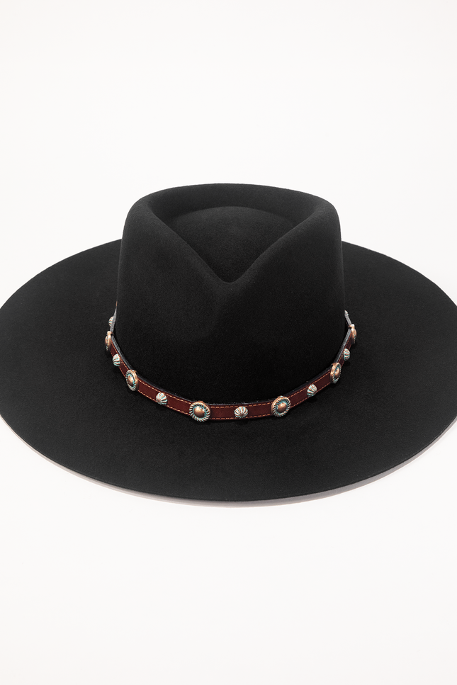 Copper Trail Leather Hat Band