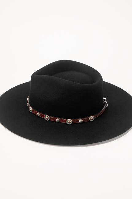 Copper Trail Leather Hat Band