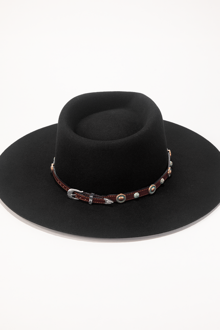 Copper Trail Leather Hat Band
