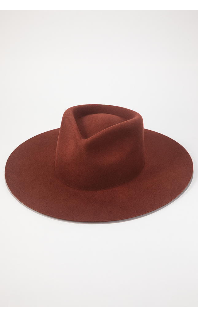 Mickey Wide Wool Rancher - Rust