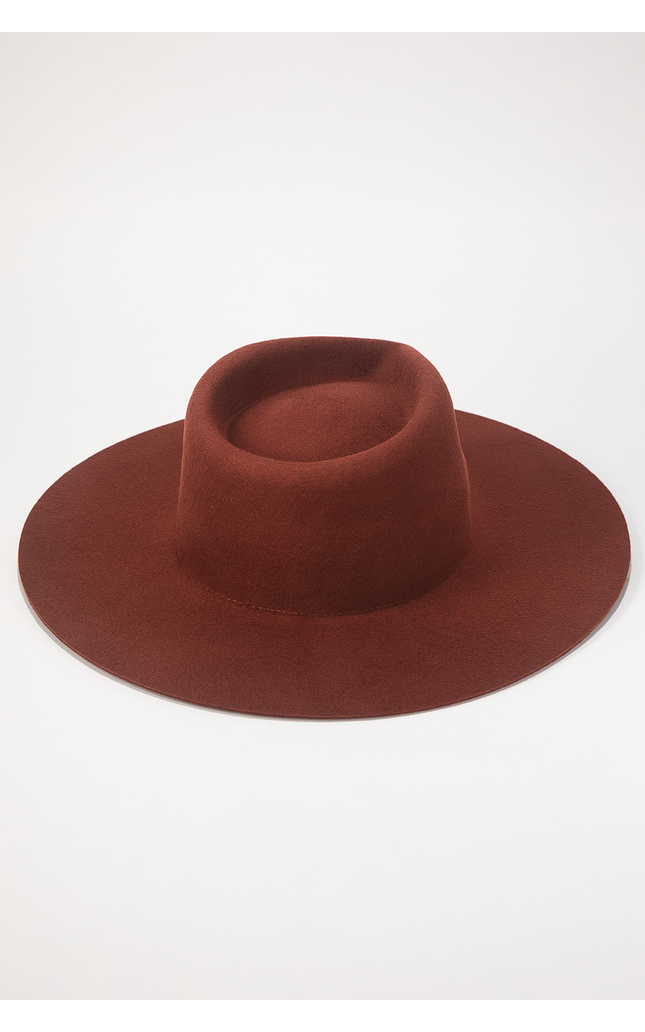 Mickey Wide Wool Rancher - Rust