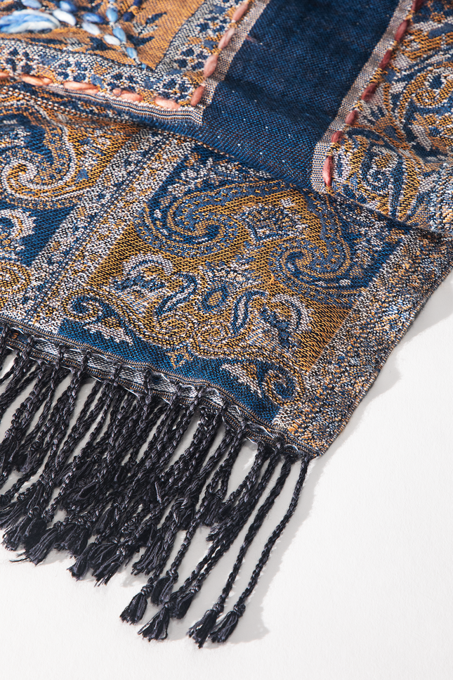 Jackson Embroidered Scarf