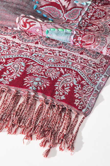 Helena Embroidered Scarf