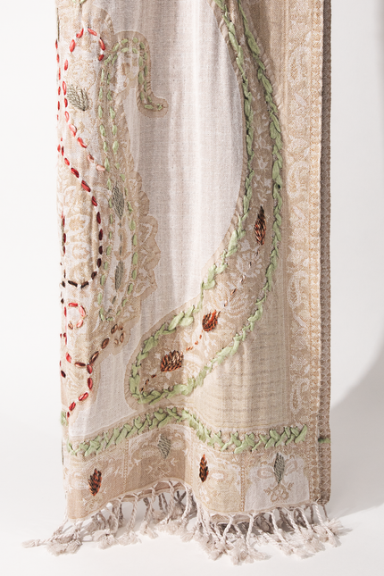 Telluride Embroidered Viscose Scarf