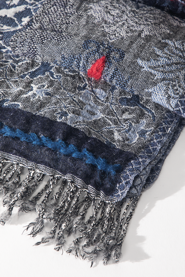 Breckenridge Wool Embroidered Scarf