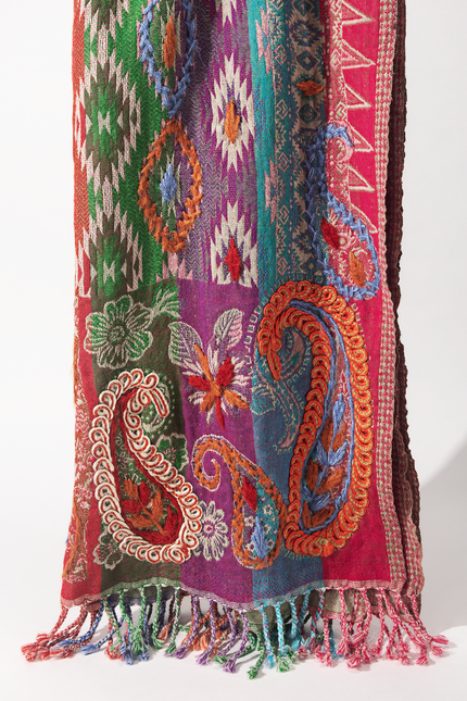 Rio Vista Wool Paisley Scarf