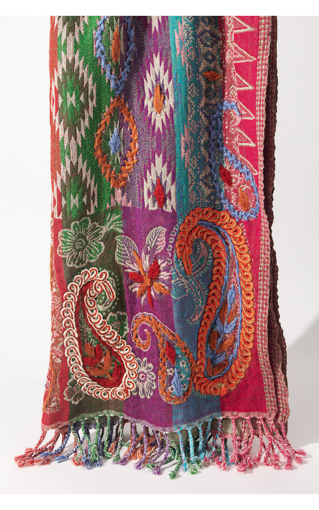 Rio Vista Wool Paisley Scarf