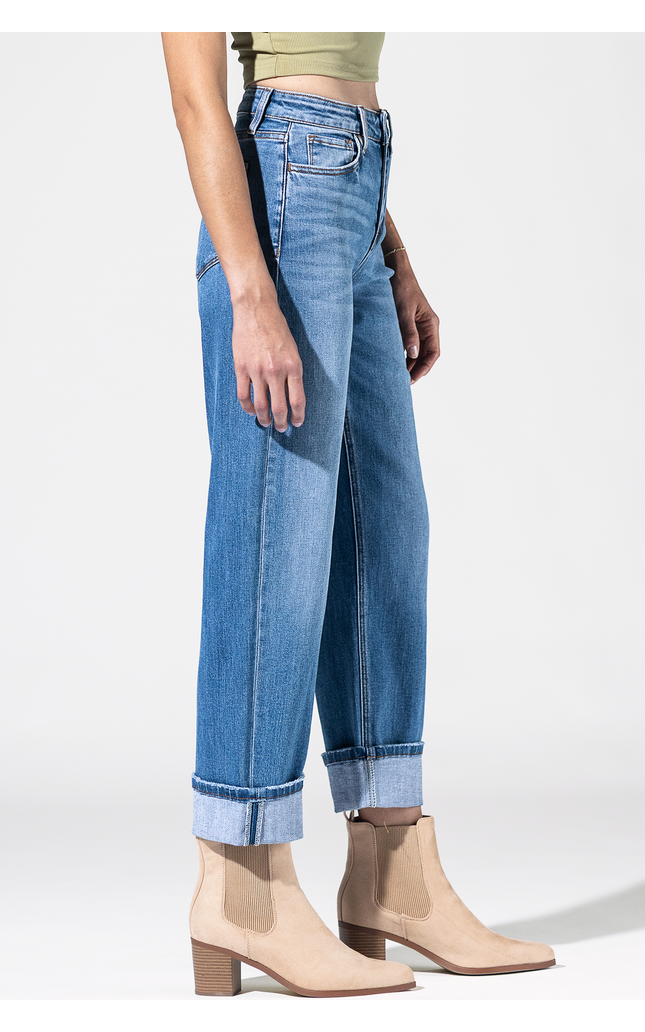 Bartlesville High Rise Barrel Jean