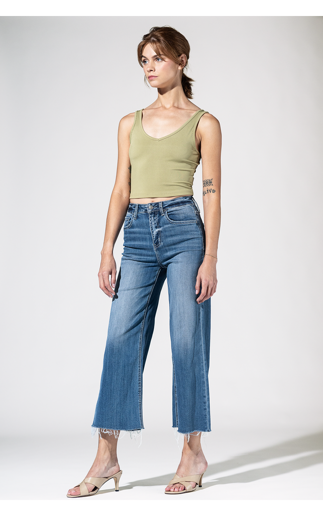 Mendocino High Rise Cropped Jeans