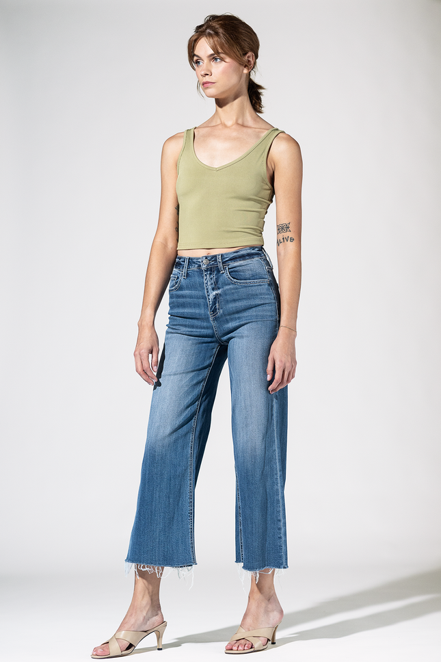 Mendocino High Rise Cropped Jeans