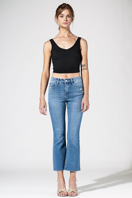 Clementine Cut Cropped Jeans