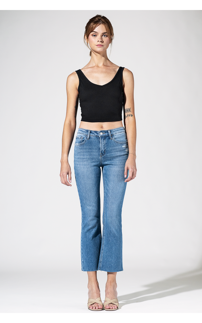 Clementine Cut Cropped Jeans
