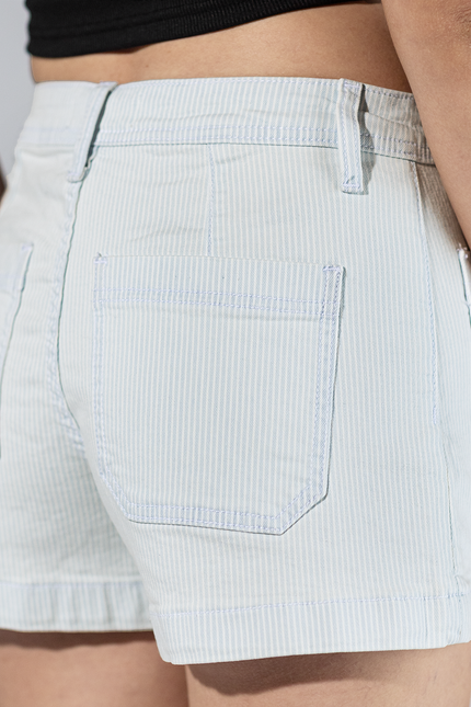 Pensacola Pinstripe Patch Pocket Shorts