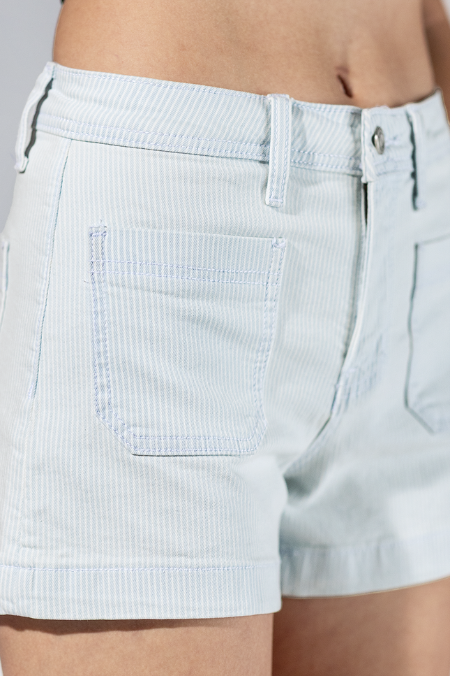 Pensacola Pinstripe Patch Pocket Shorts