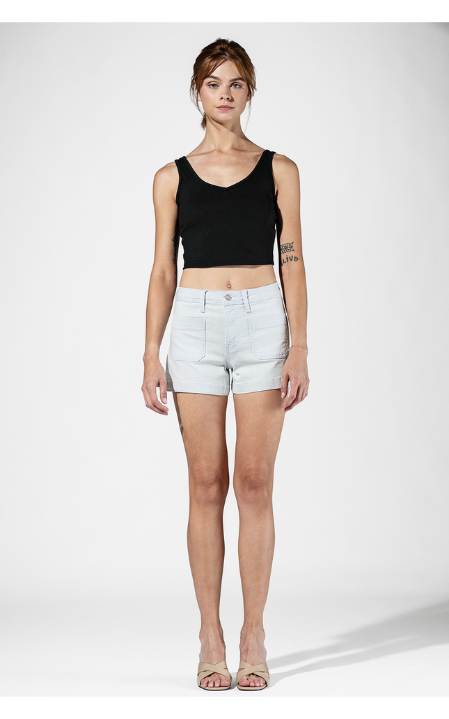 Pensacola Pinstripe Patch Pocket Shorts