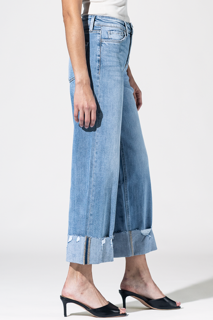 Sundown Gypsy Distressed Cuff Jeans