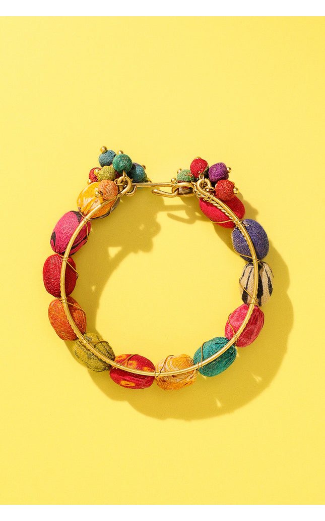 Vibrant Harmony Wire Bracelet
