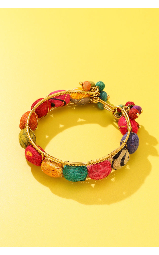 Vibrant Harmony Wire Bracelet