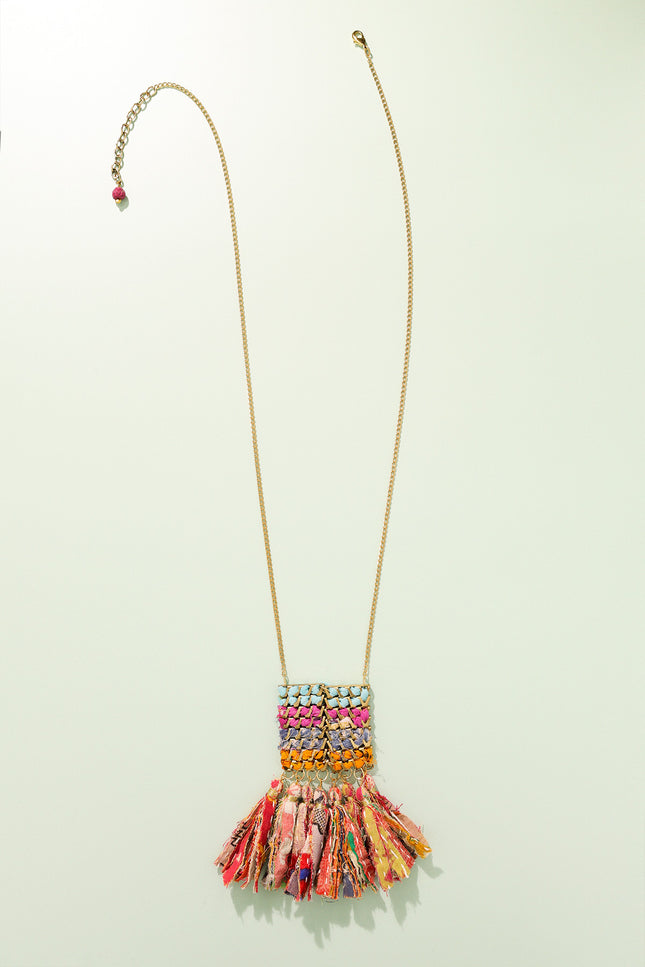Colorful Tassel Harmony Necklace