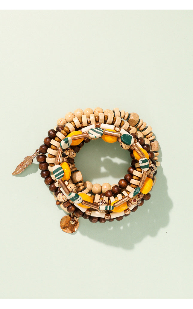 Natural Beauty Beaded Bracelet