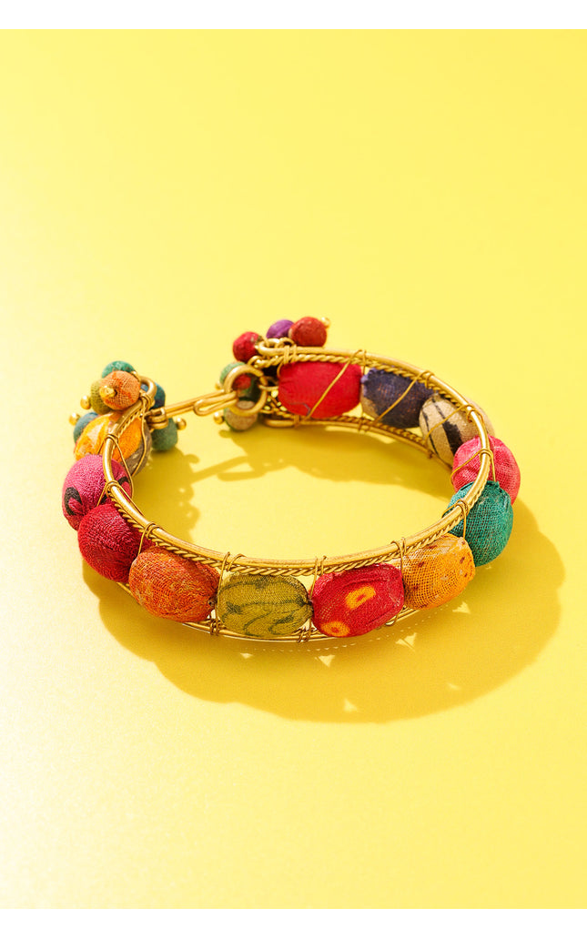 Vibrant Harmony Wire Bracelet
