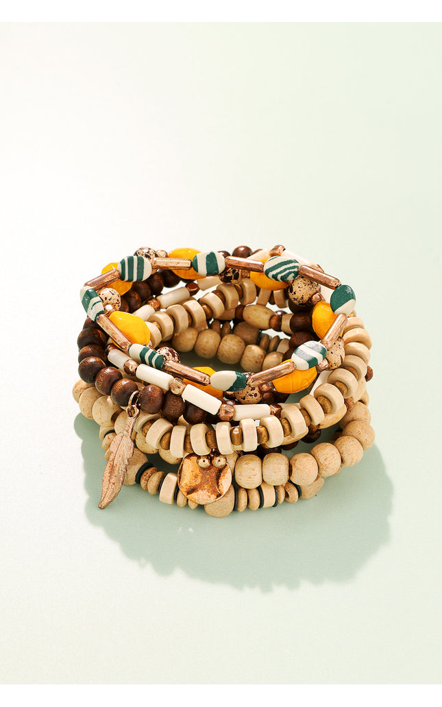 Natural Beauty Beaded Bracelet