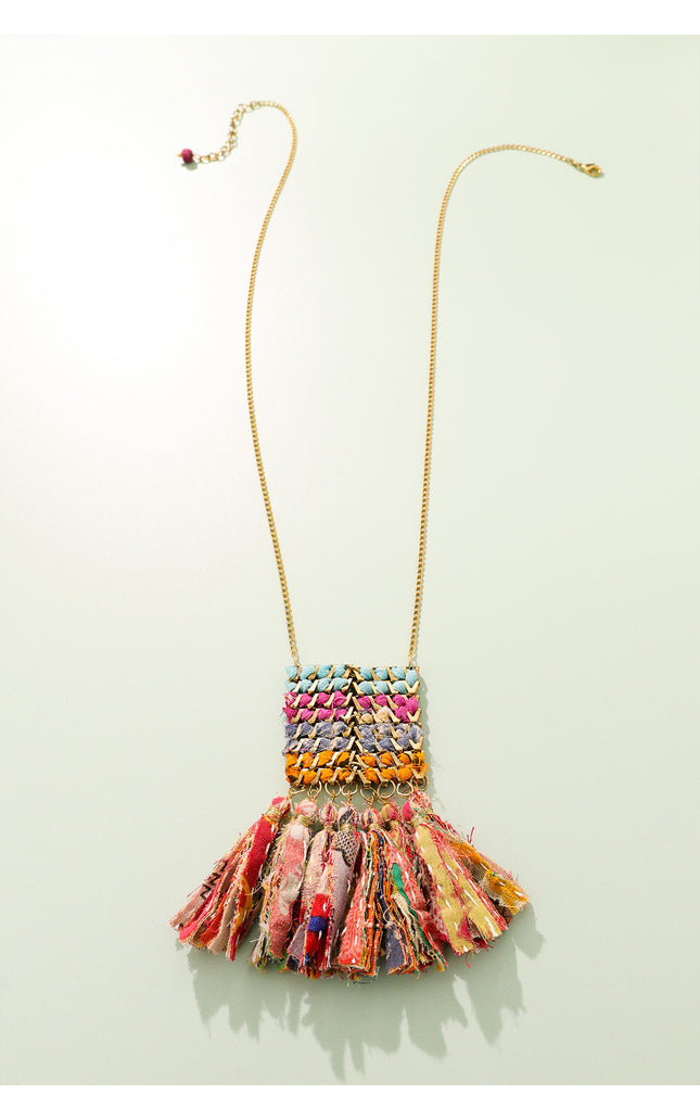 Colorful Tassel Harmony Necklace