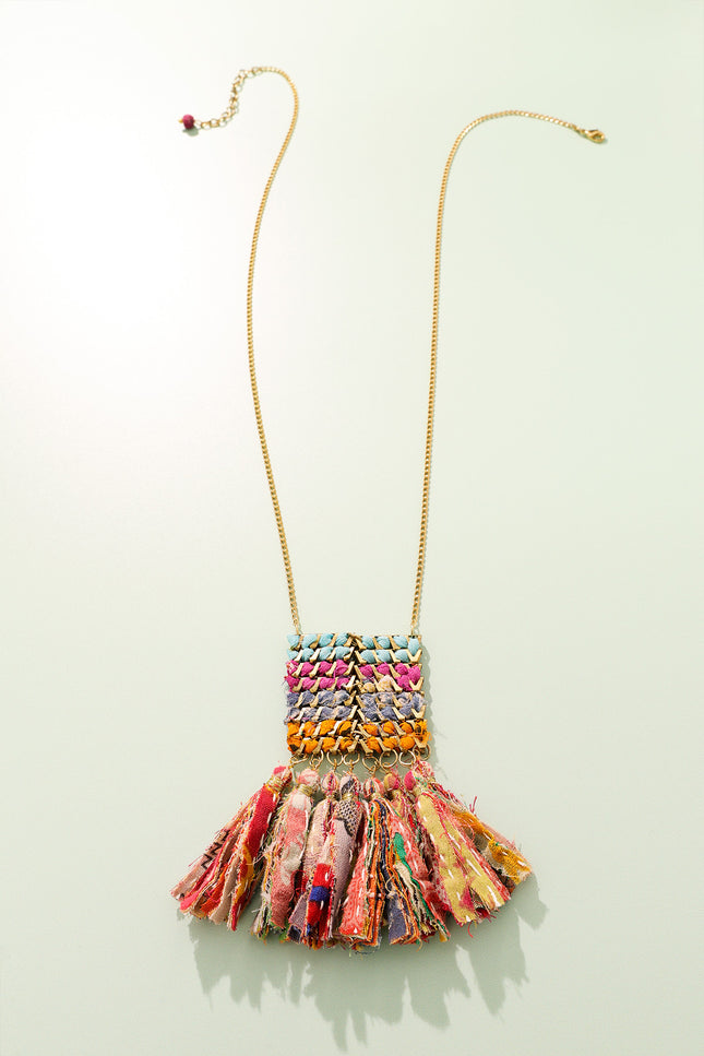 Colorful Tassel Harmony Necklace