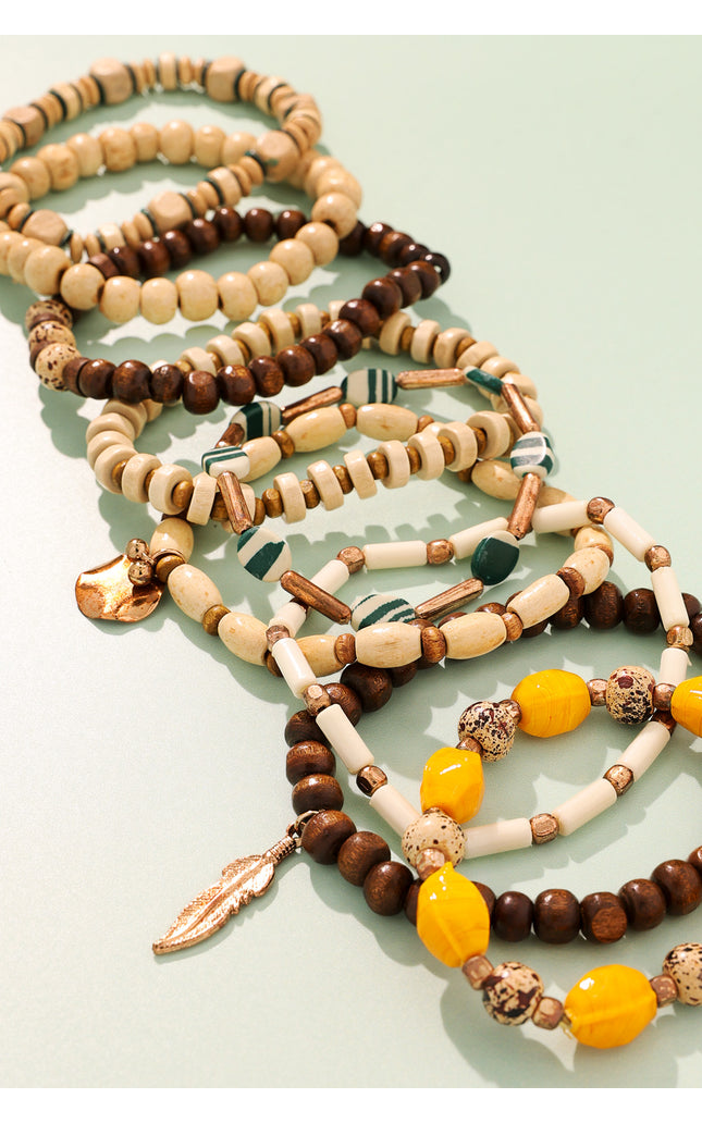 Natural Beauty Beaded Bracelet