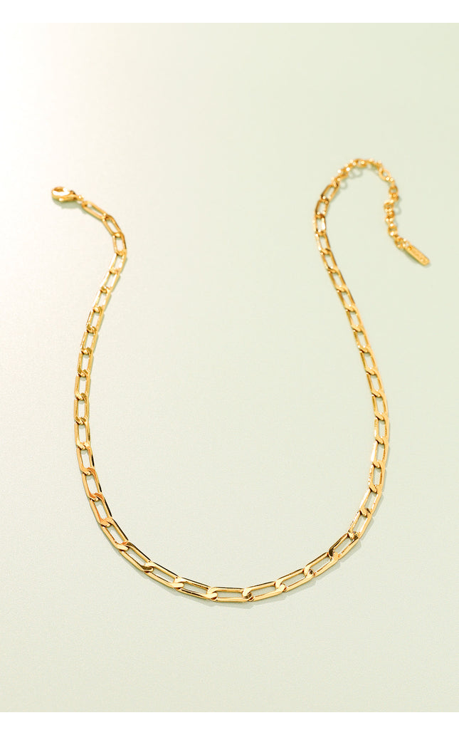 18K Gold Plated Classic Chain Necklace