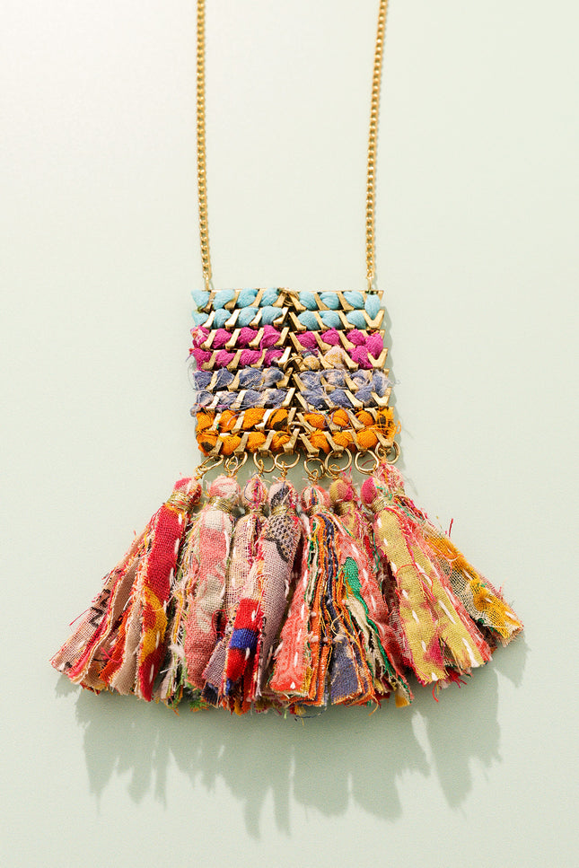 Colorful Tassel Harmony Necklace