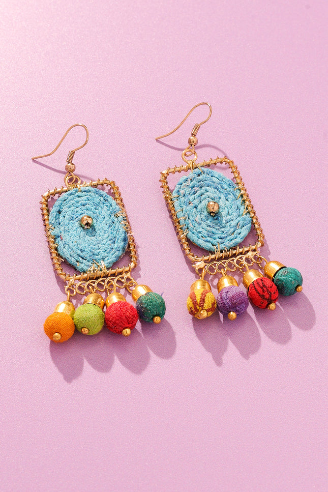 Rectangle Dangle Earrings