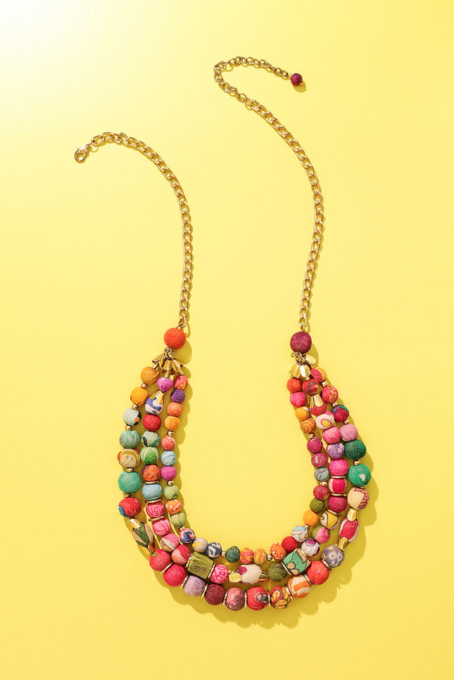 Vibrant Bead Extravaganza Necklace
