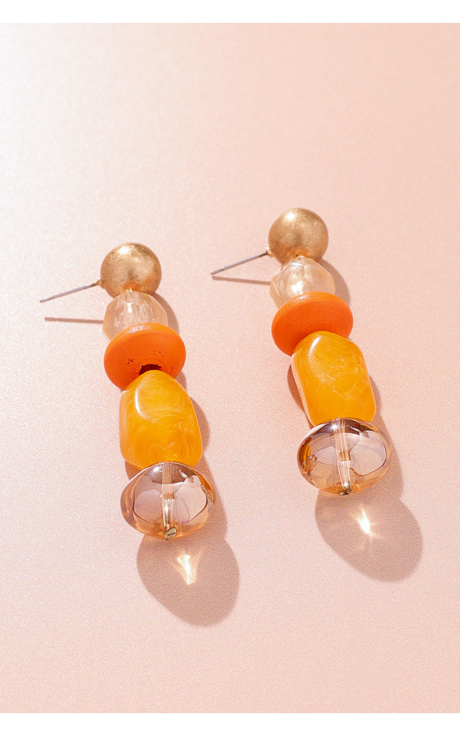 Sunset Glow Drop Earrings