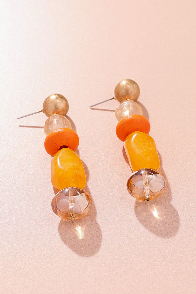 Sunset Glow Drop Earrings