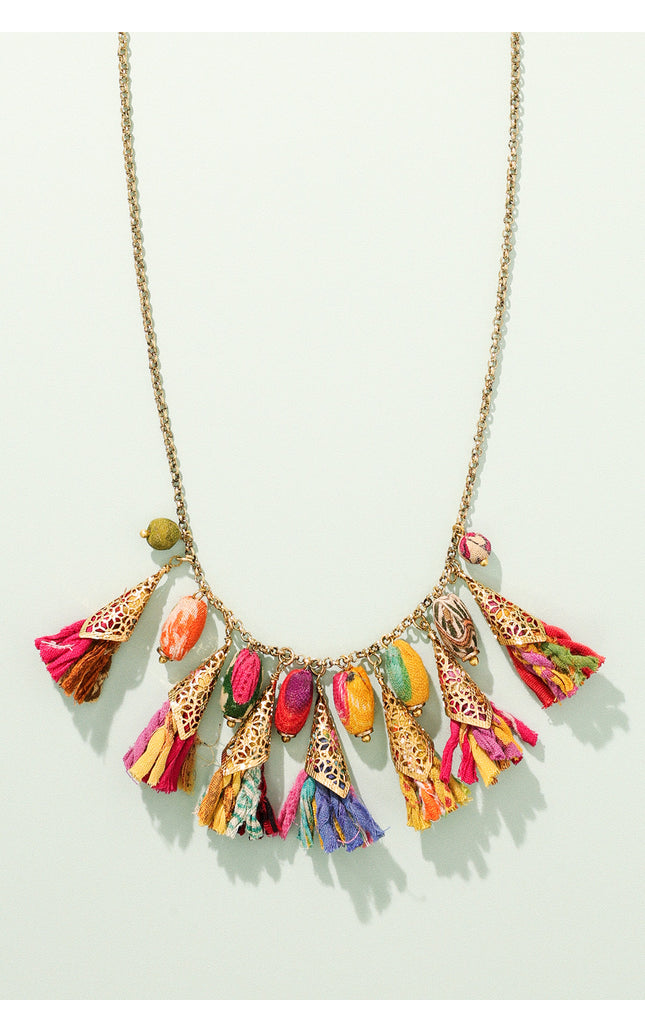 Festival Fringe Necklace