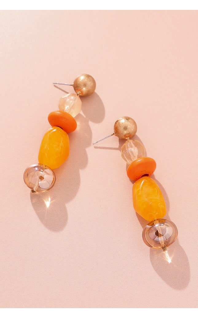 Sunset Glow Drop Earrings
