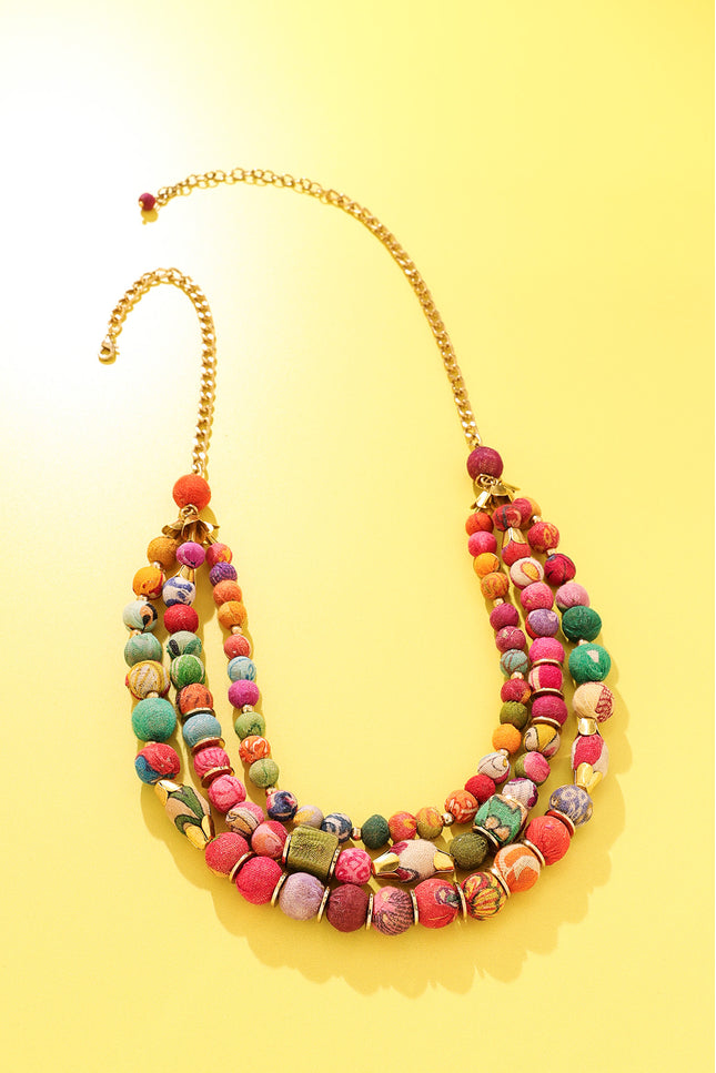 Vibrant Bead Extravaganza Necklace