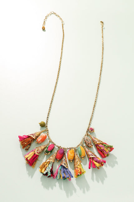 Festival Fringe Necklace