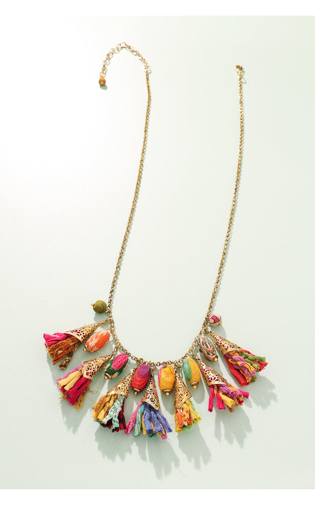 Festival Fringe Necklace