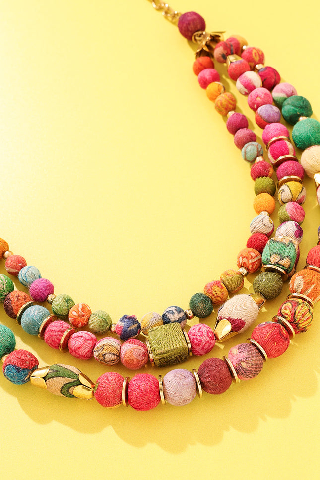 Vibrant Bead Extravaganza Necklace