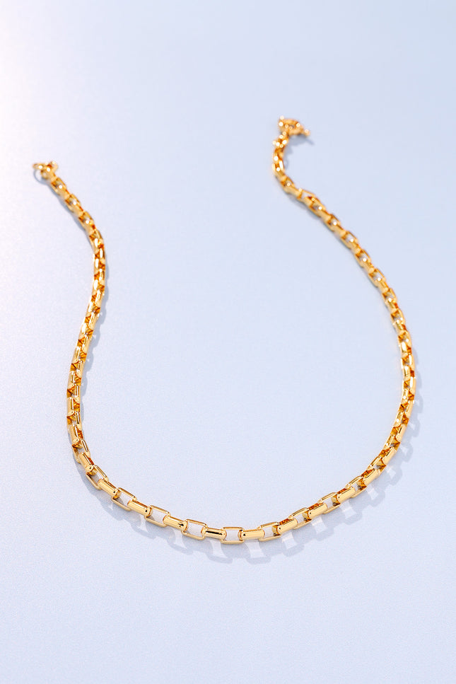 18k gold-plated Link Chain Necklace