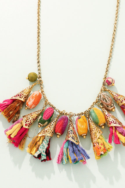 Festival Fringe Necklace