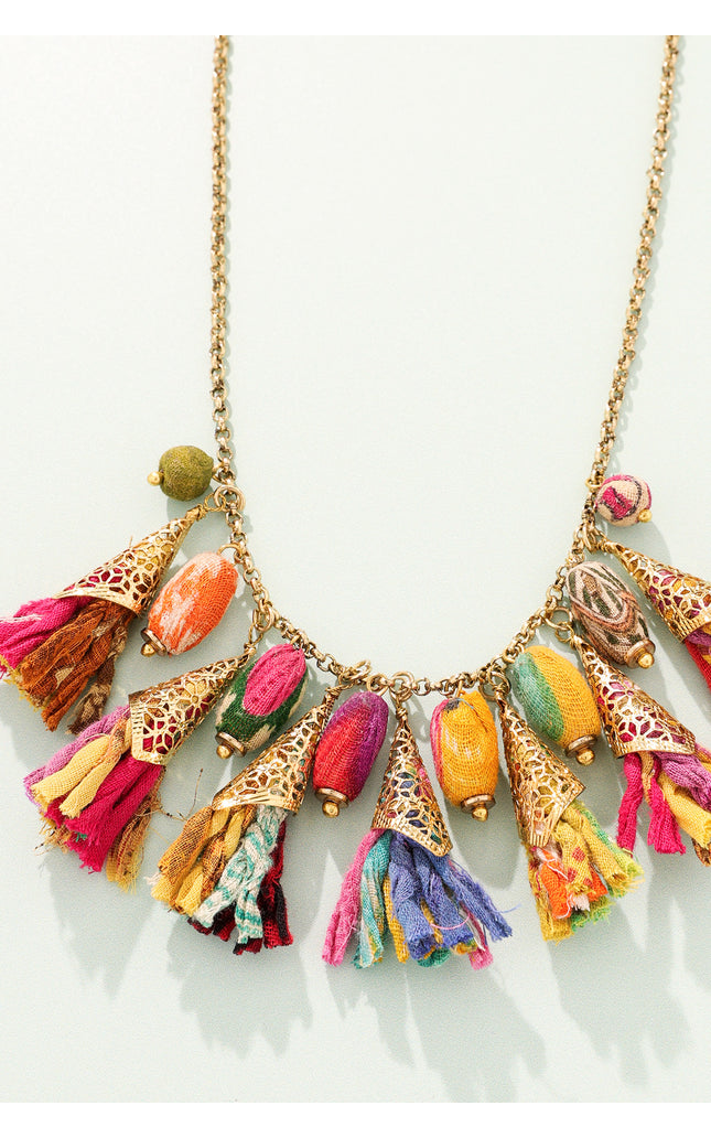 Festival Fringe Necklace