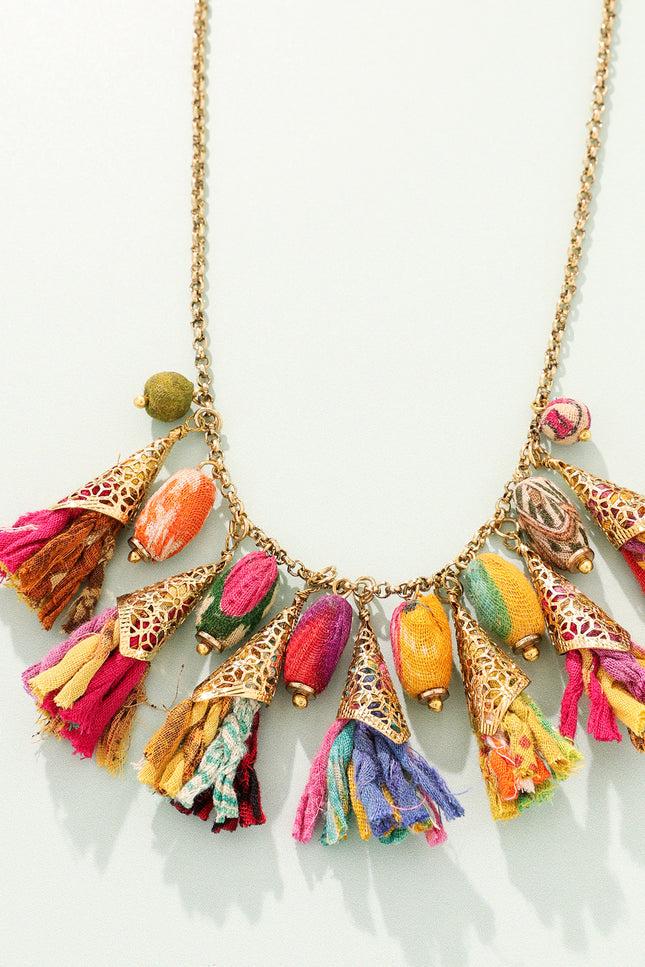 Festival Fringe Necklace
