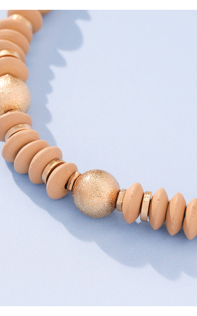 Beige Gold Necklace