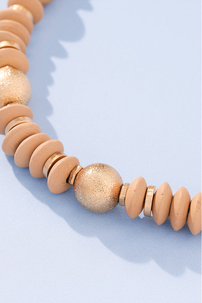 Beige Gold Necklace