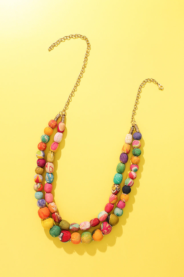 Vibrant Beaded Necklace