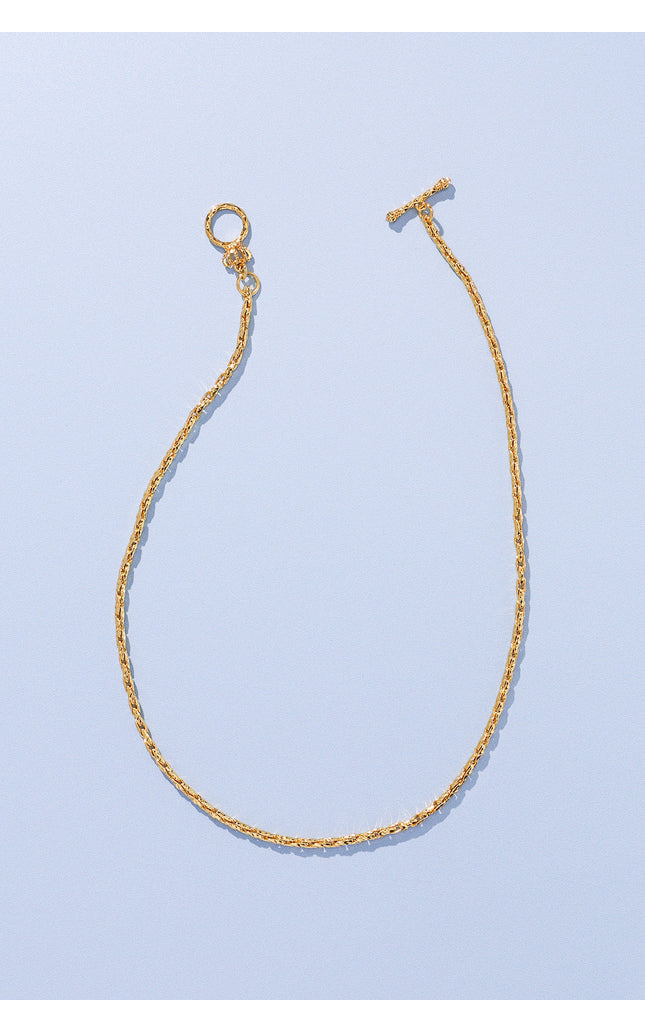 18K Gold Plated Toggle Chain Necklace
